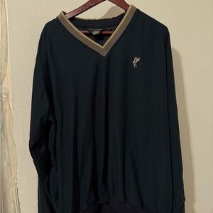 Ashworth Black and Tan V-Neck Sweater